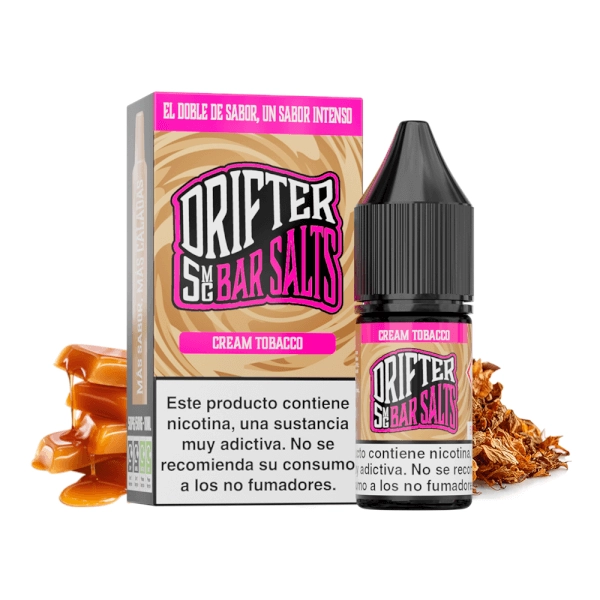 Drifter Bar Salts Cream Tobacco 10ml